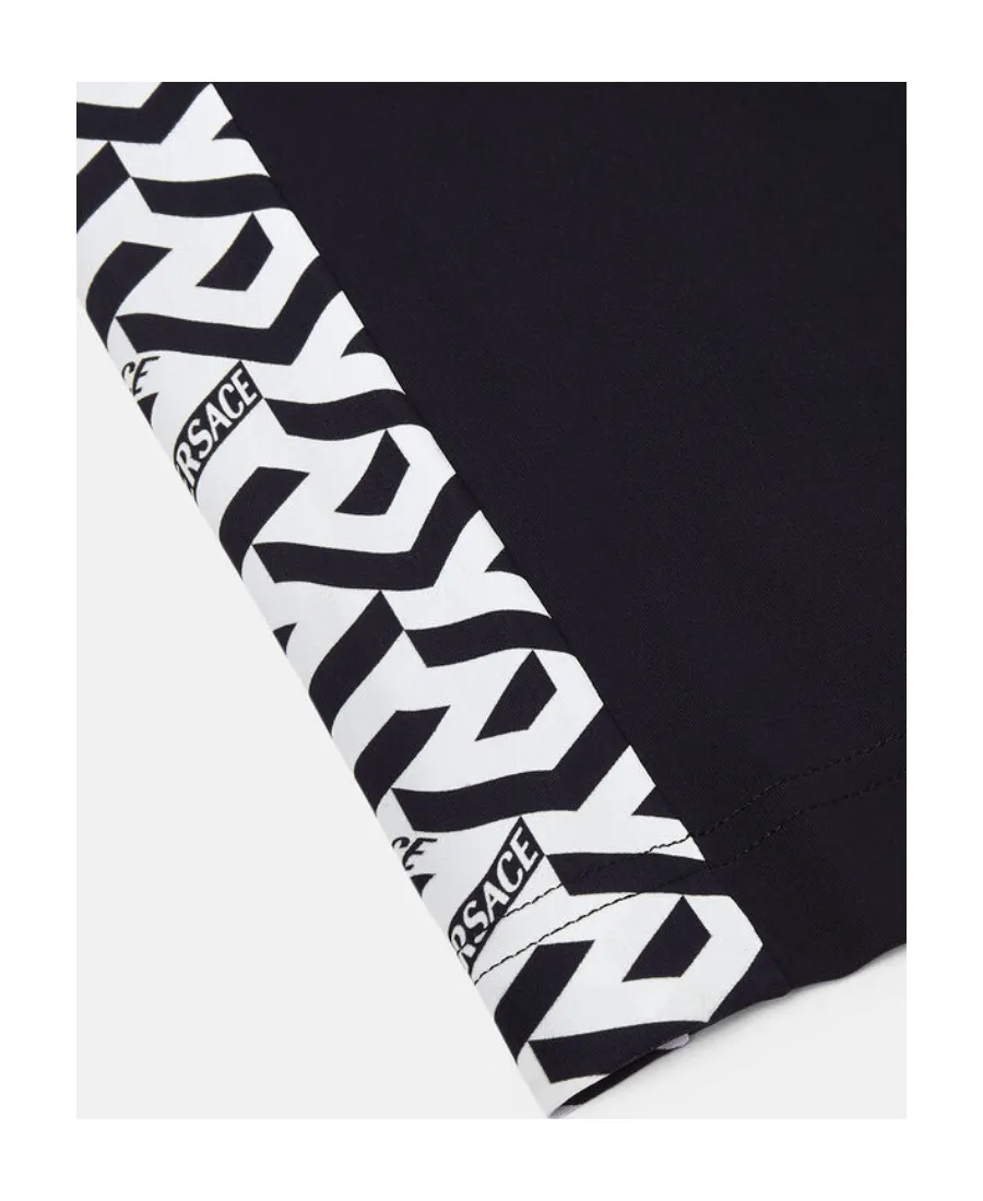 La Greca Panel Short-Sleeve T-Shirt