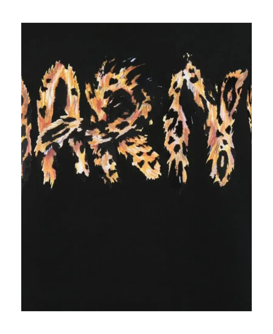 Furry-Hood Logo-Print Sweatshirt