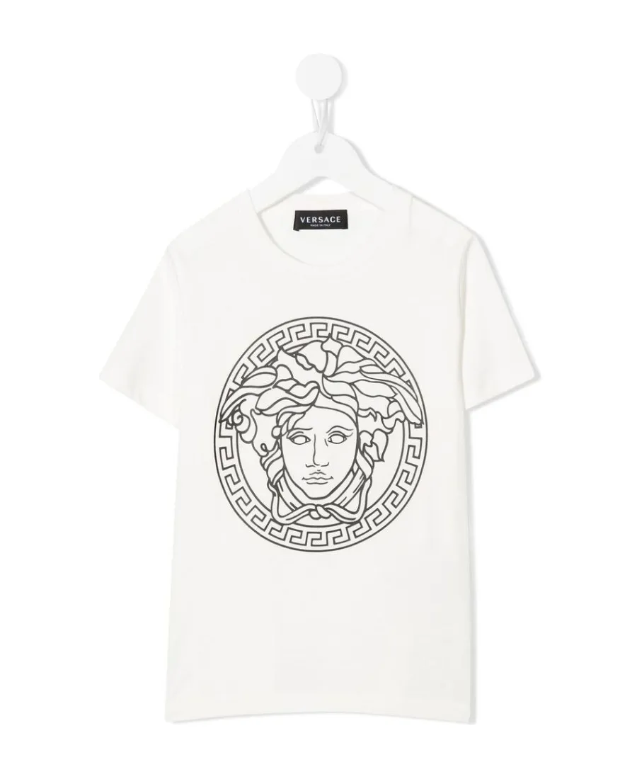 Versace Kids Medusa Printed Crewneck T-Shirt