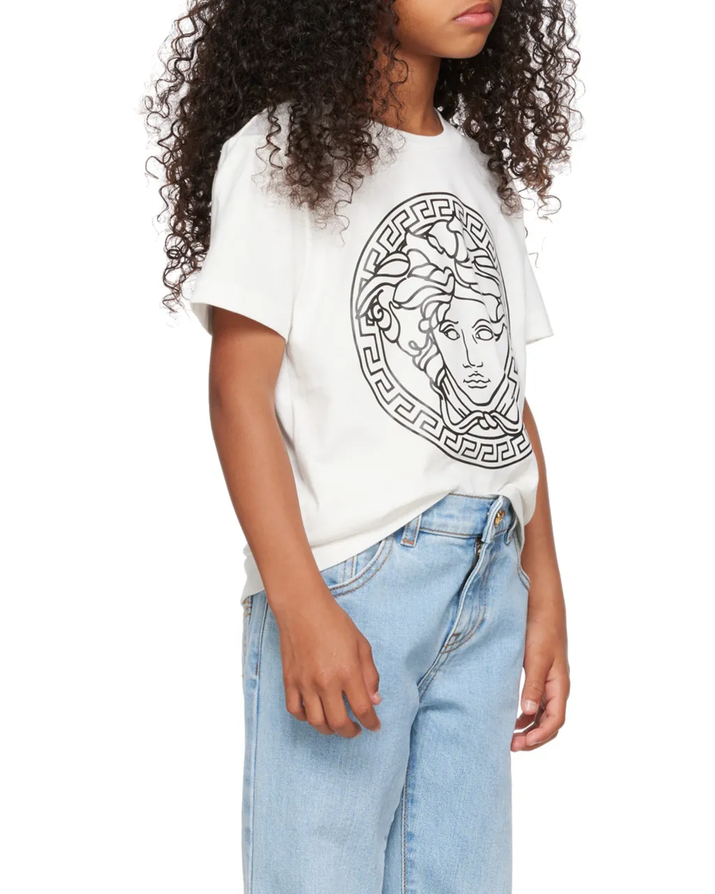 Versace Kids Medusa Printed Crewneck T-Shirt