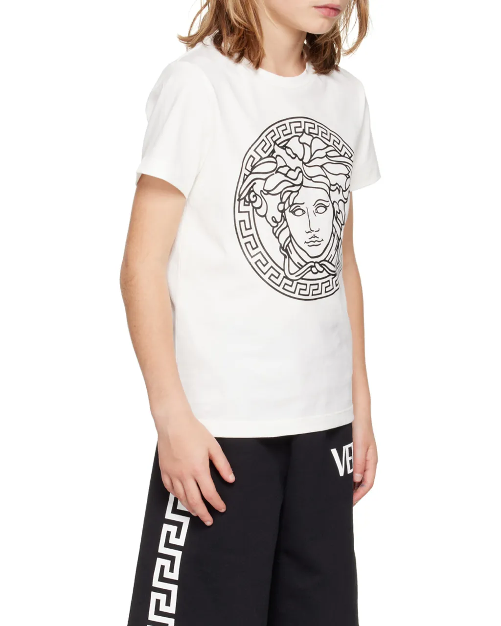 Versace Kids Medusa Printed Crewneck T-Shirt