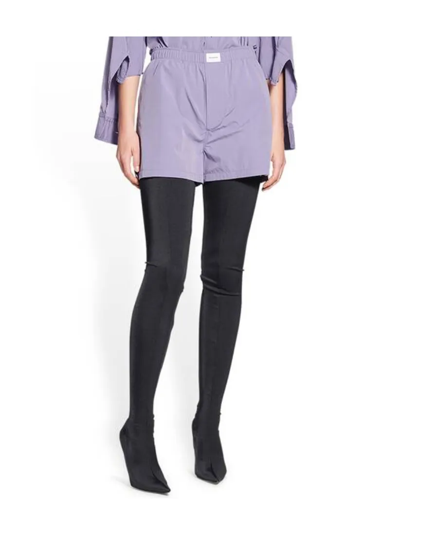 Elasticated-Waist Shorts