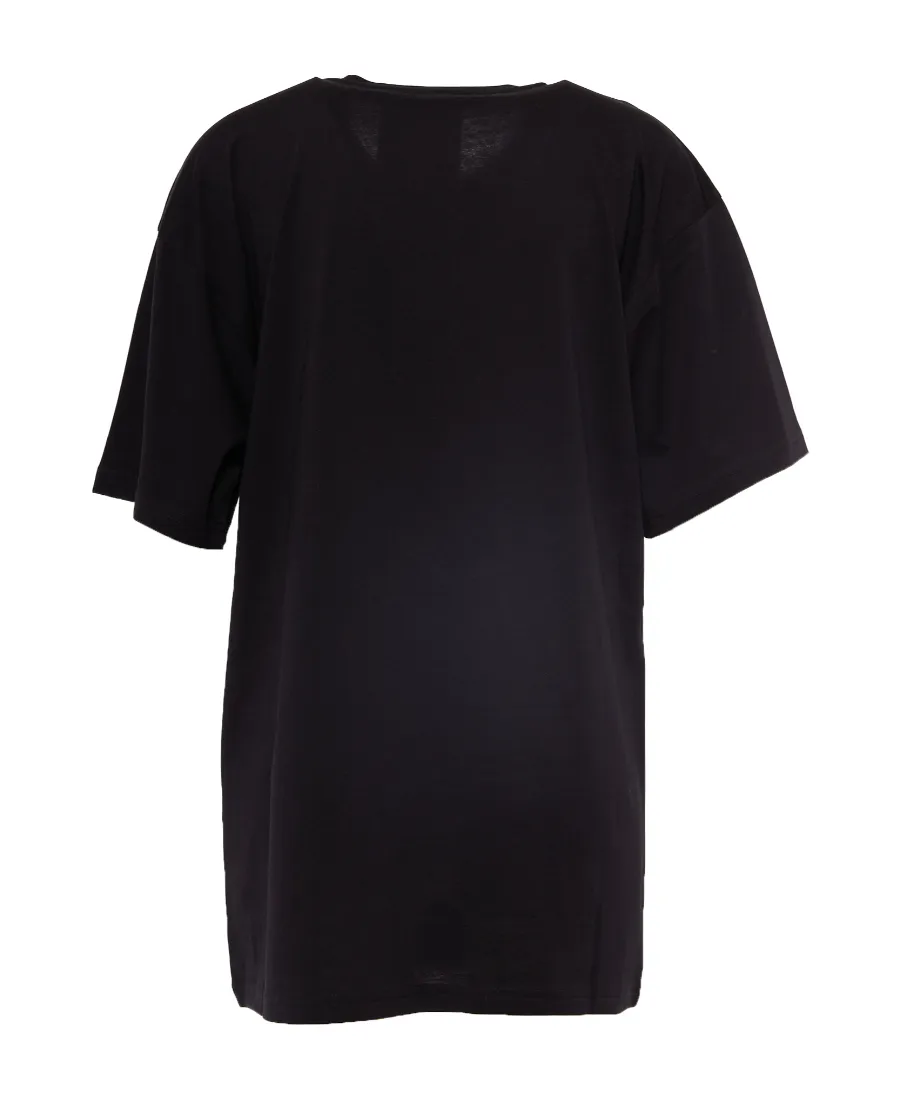 Round Collar Logo T-Shirt