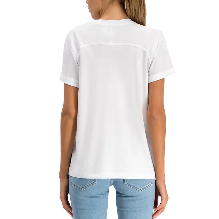T-Shirt With Round Neck And Short Sleeves