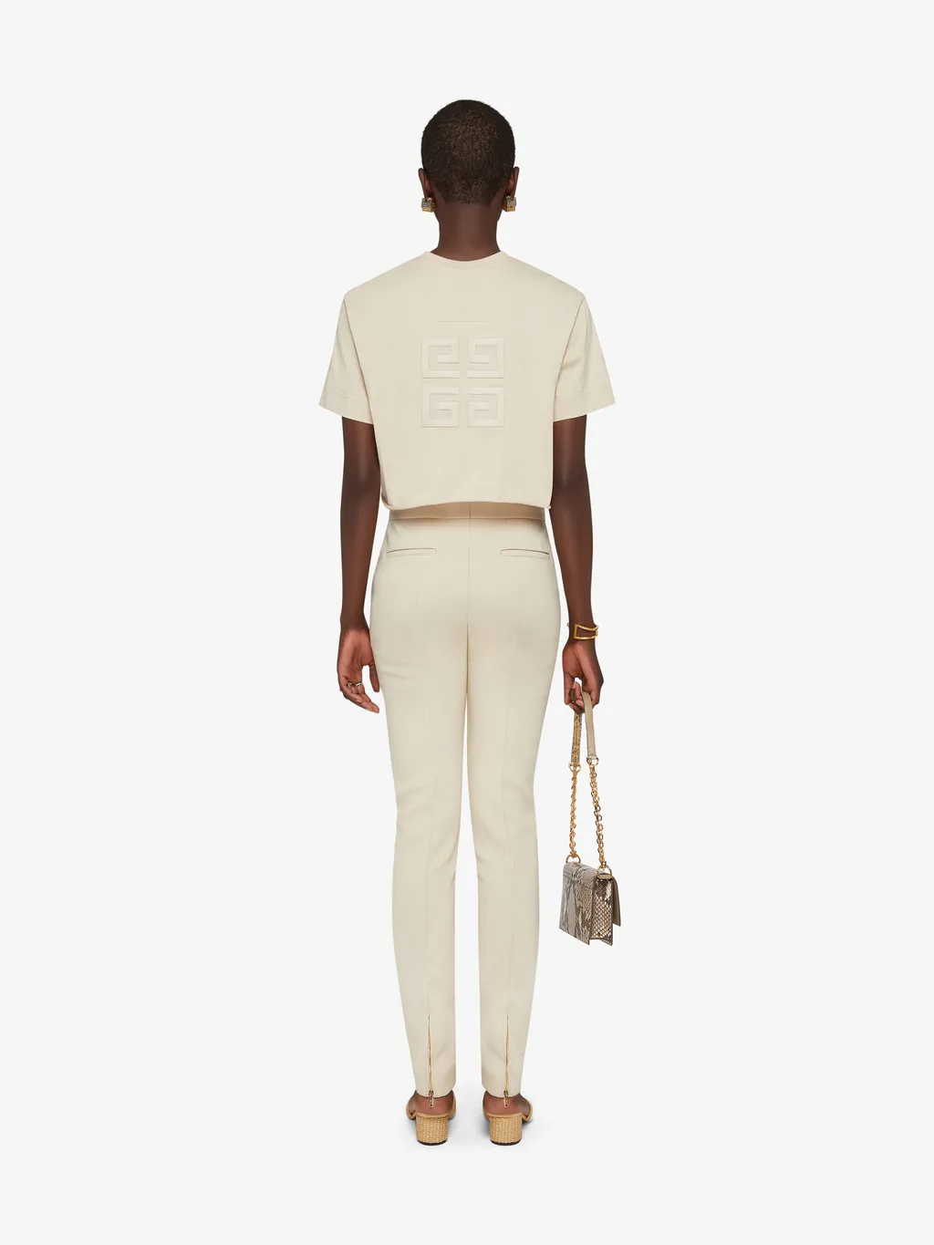 Givenchy Logo Plaque Slim Fit Pants