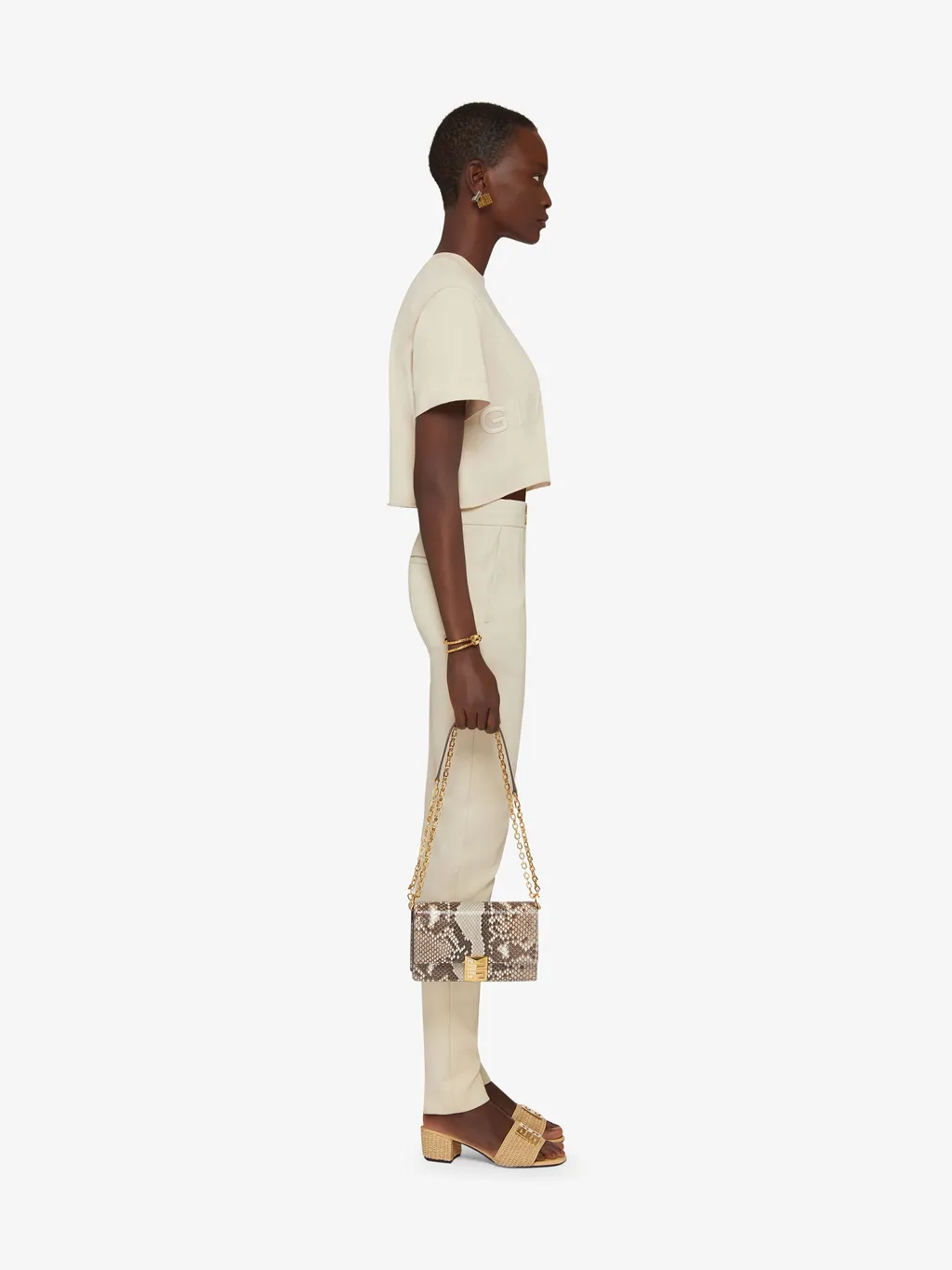 Givenchy Logo Plaque Slim Fit Pants