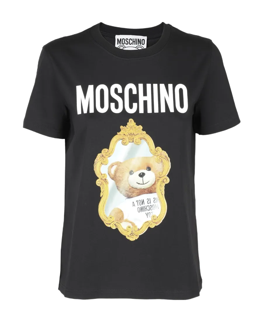 Teddy-Logo Print Organic Cotton T-Shirt