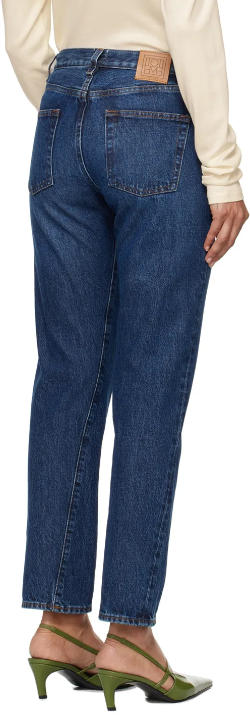 TotÊMe High-Rise Straight-Leg Jeans
