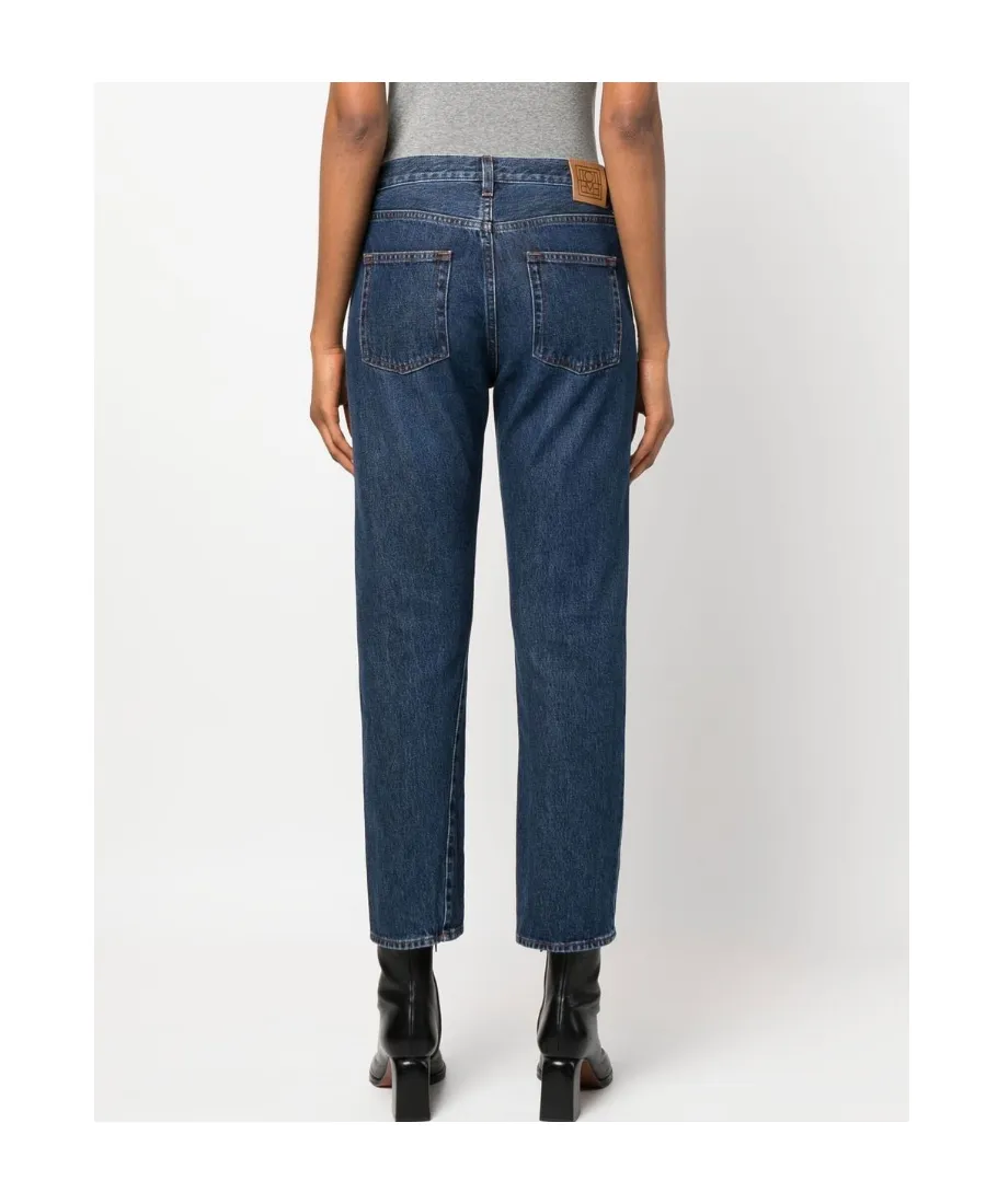 TotÊMe High-Rise Straight-Leg Jeans