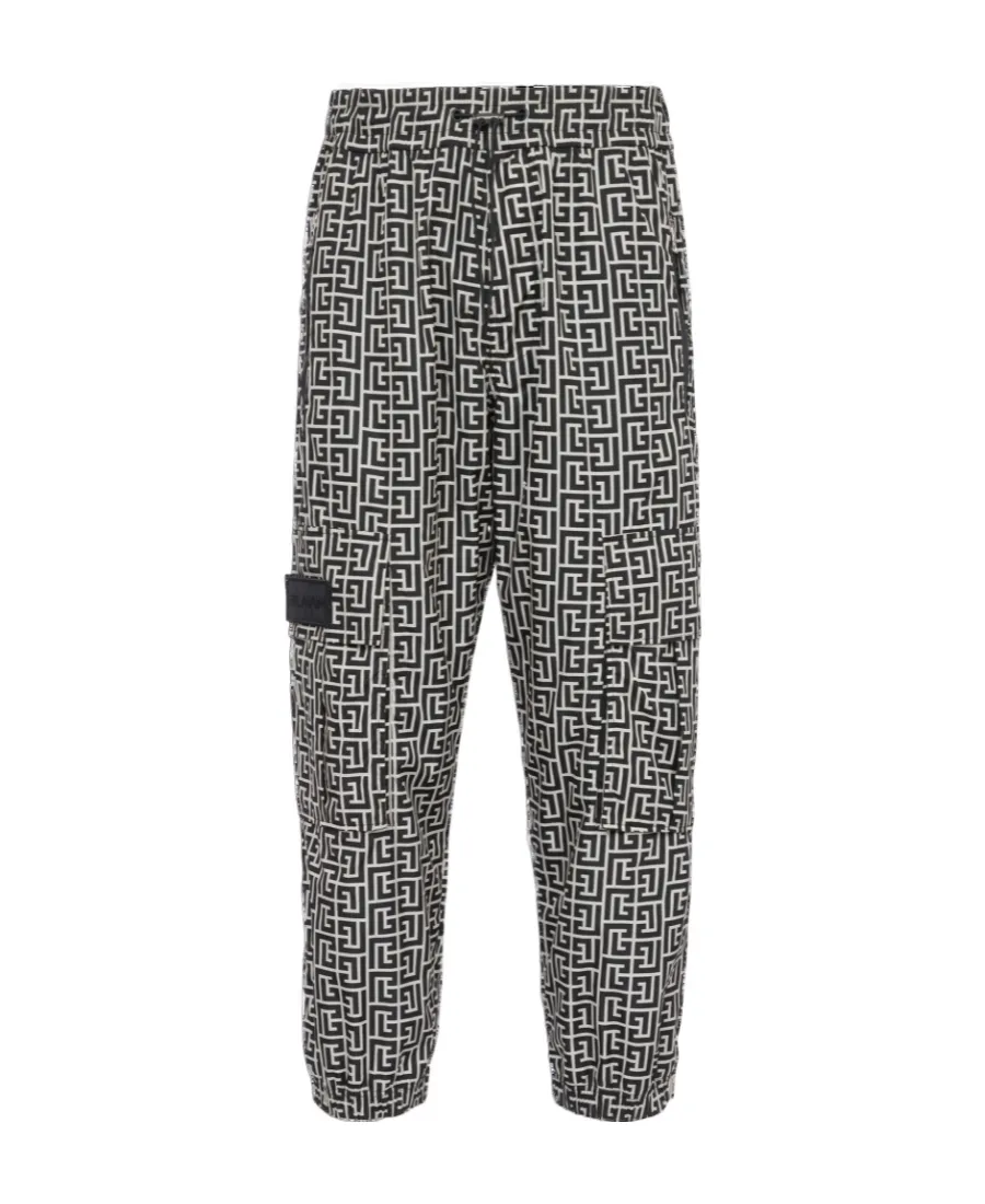 Cargo Pants With Balmain Monogram