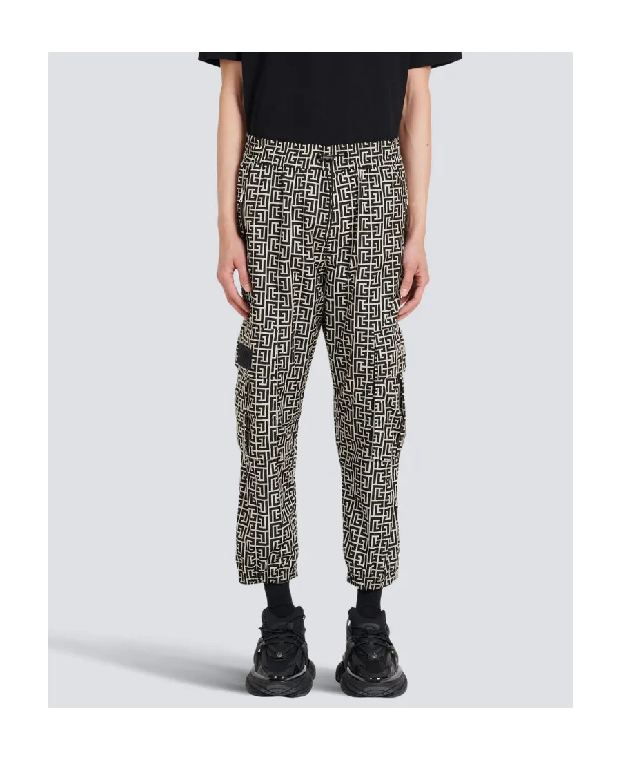 Cargo Pants With Balmain Monogram