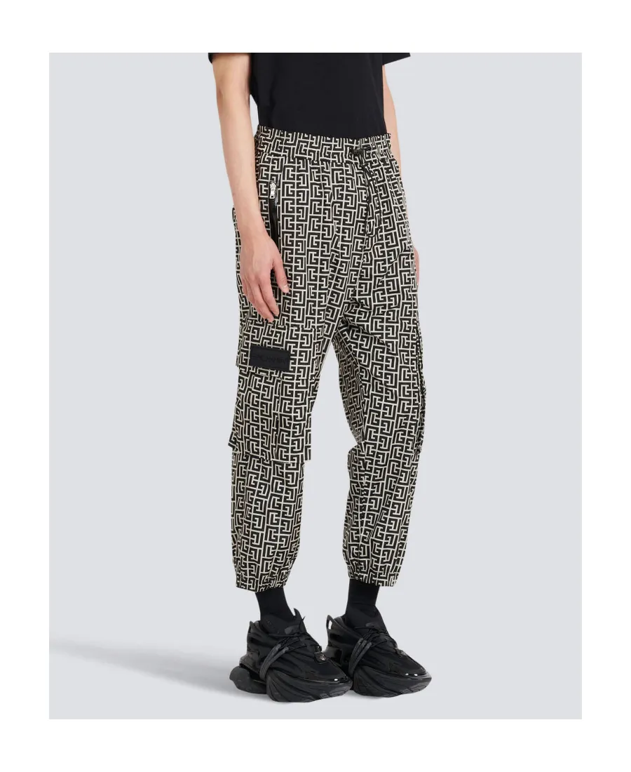 Cargo Pants With Balmain Monogram