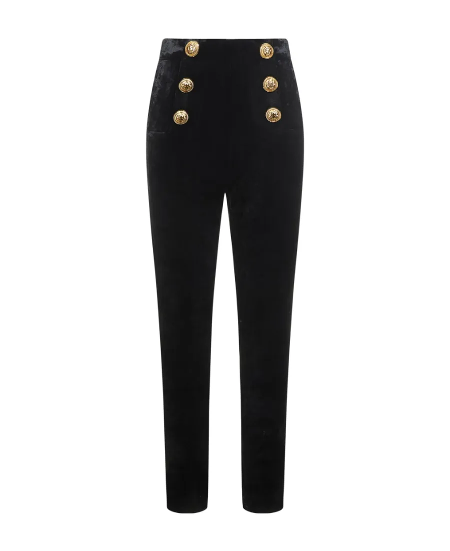 Skinny Velvet Trousers
