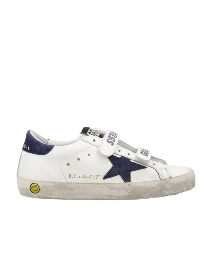 Golden Goose Kids Old School Touch-Strap Sneakers