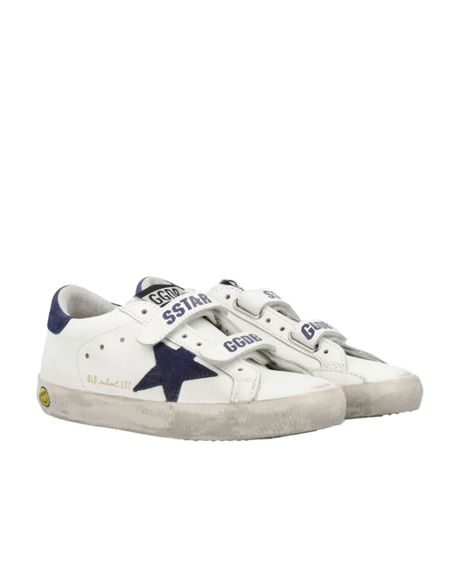 Golden Goose Kids Old School Touch-Strap Sneakers