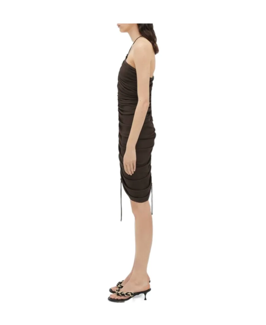 Lightweight Viscose Neck Knitted Dress
