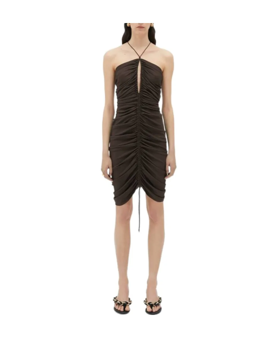 Lightweight Viscose Neck Knitted Dress