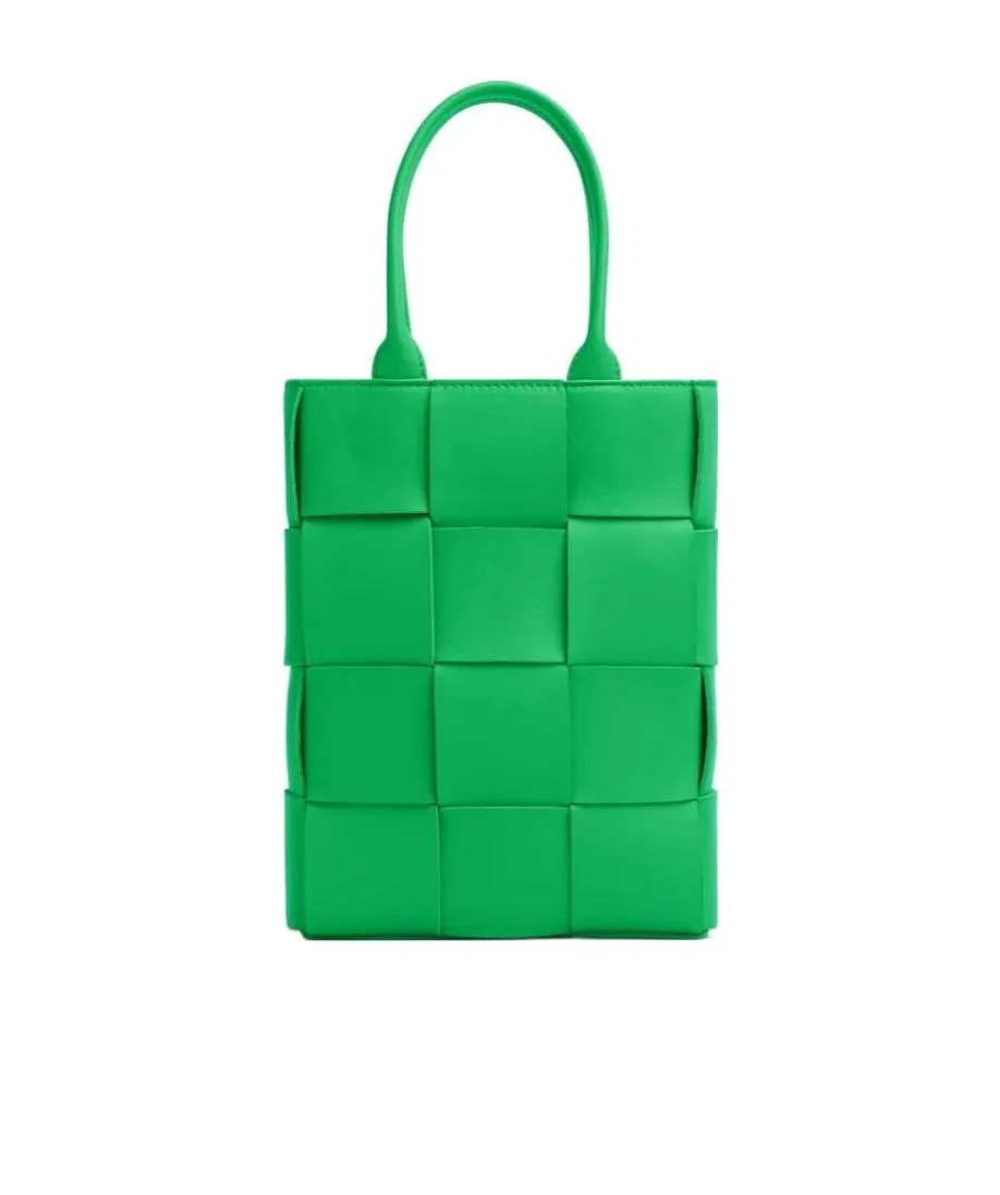 Logo Woven Handbag