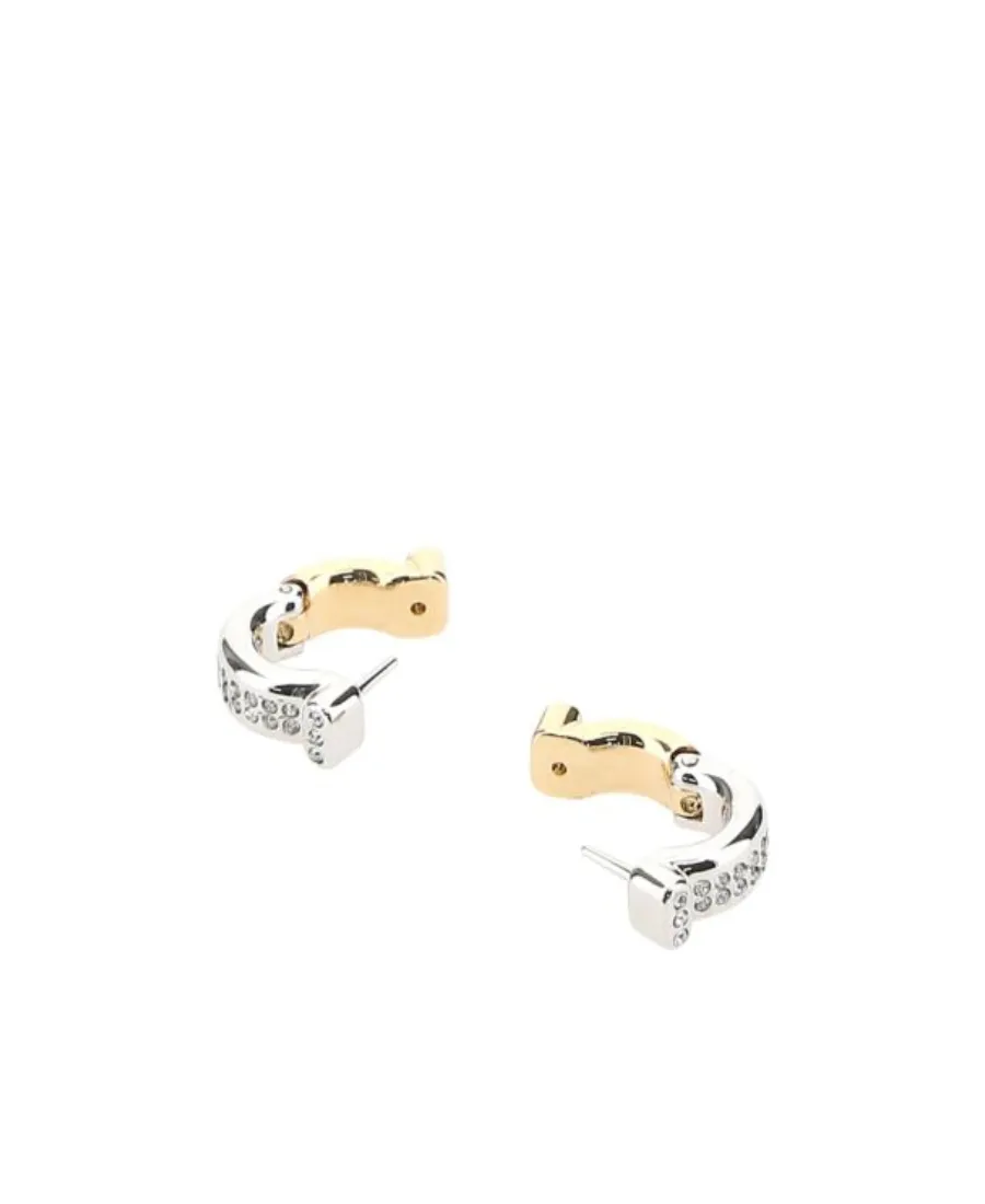 Salvatore Ferragamo Gancini Embellished Earrings