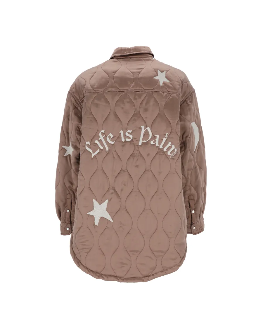 Life Is Palm Quilted Jacket