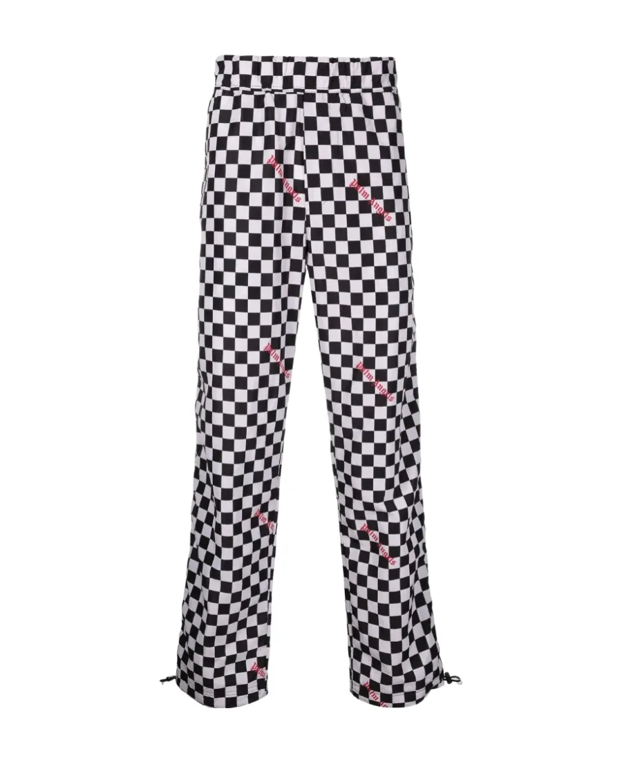 Damier-Print Track Pants
