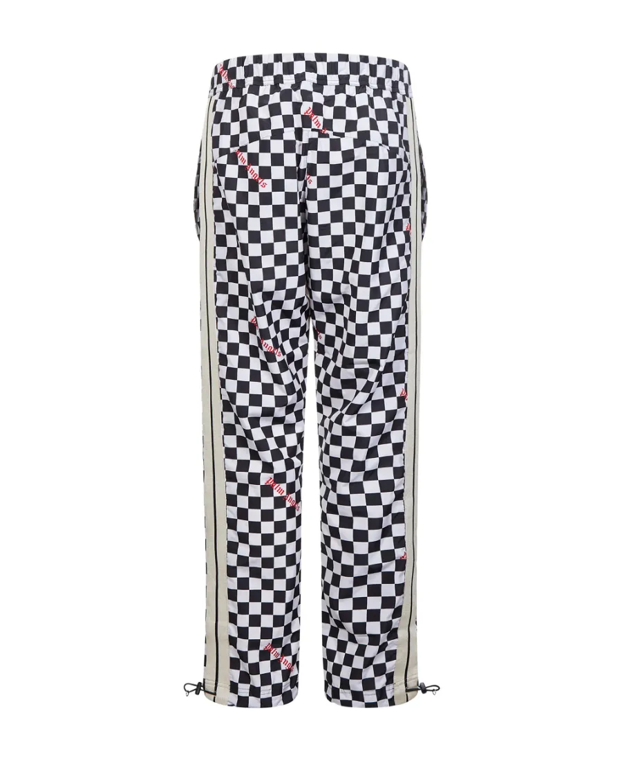 Damier-Print Track Pants