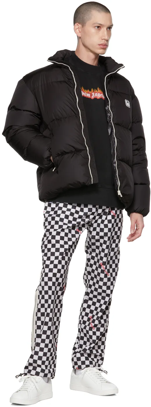 Damier-Print Track Pants