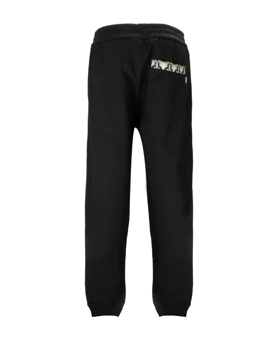 Versace Rear Baroque-Printed Elasticated Waistband Trousers