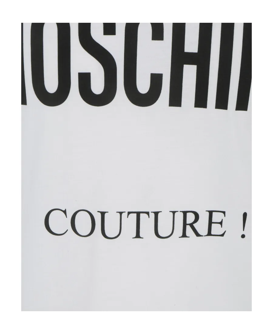 Moschino Logo Printed Crewneck T-Shirt