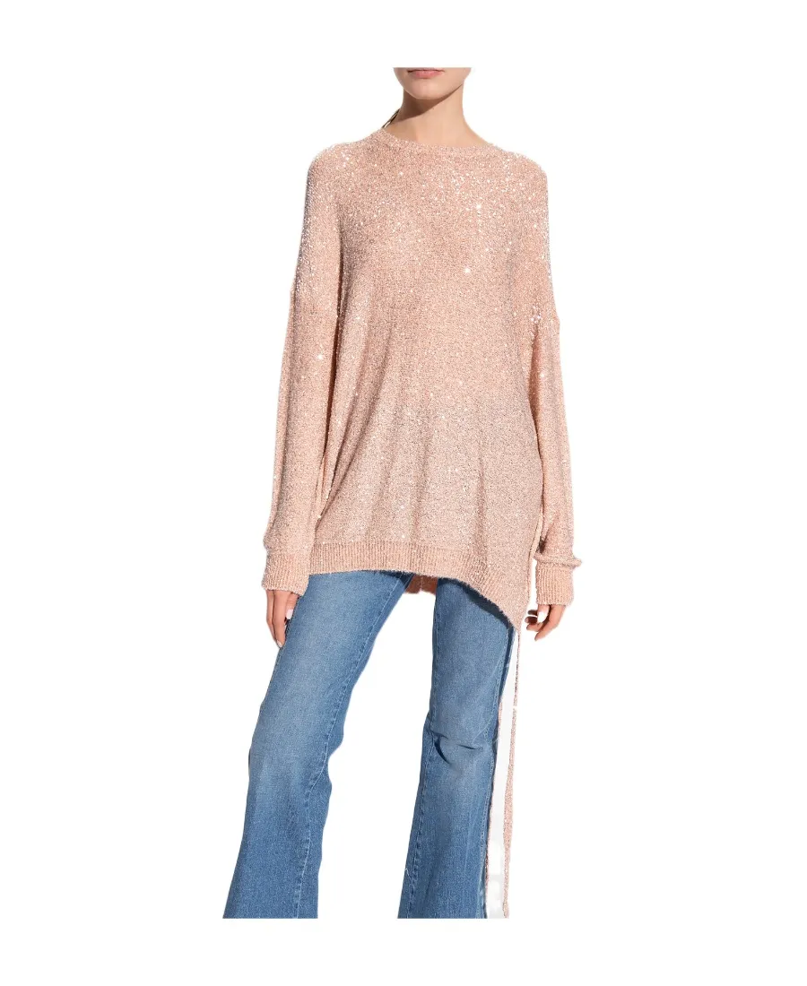 Stella Mccartney Sequinned Long-Sleeved Jumper