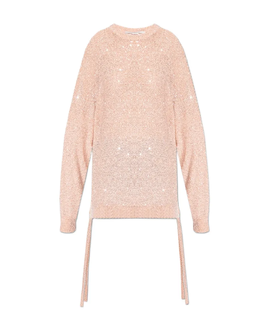 Stella Mccartney Sequinned Long-Sleeved Jumper