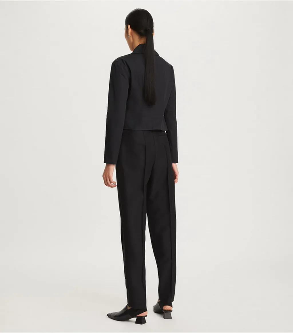 Tory Burch High-Waist Tapered Tailored Trousers