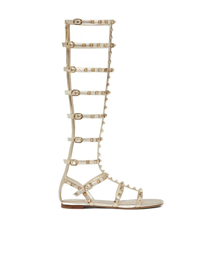 Rivet Flat Sandals
