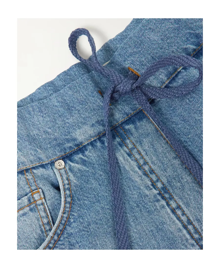 Piece-Sewn Flared Jeans