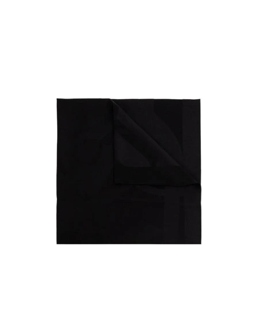 Saint Laurent Monogram Frayed Edge Scarf