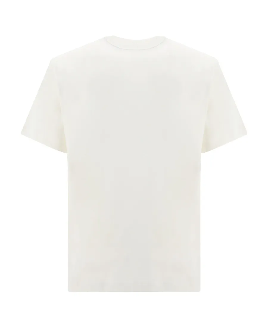 Sunnei Logo Flocked Crewneck T-Shirt