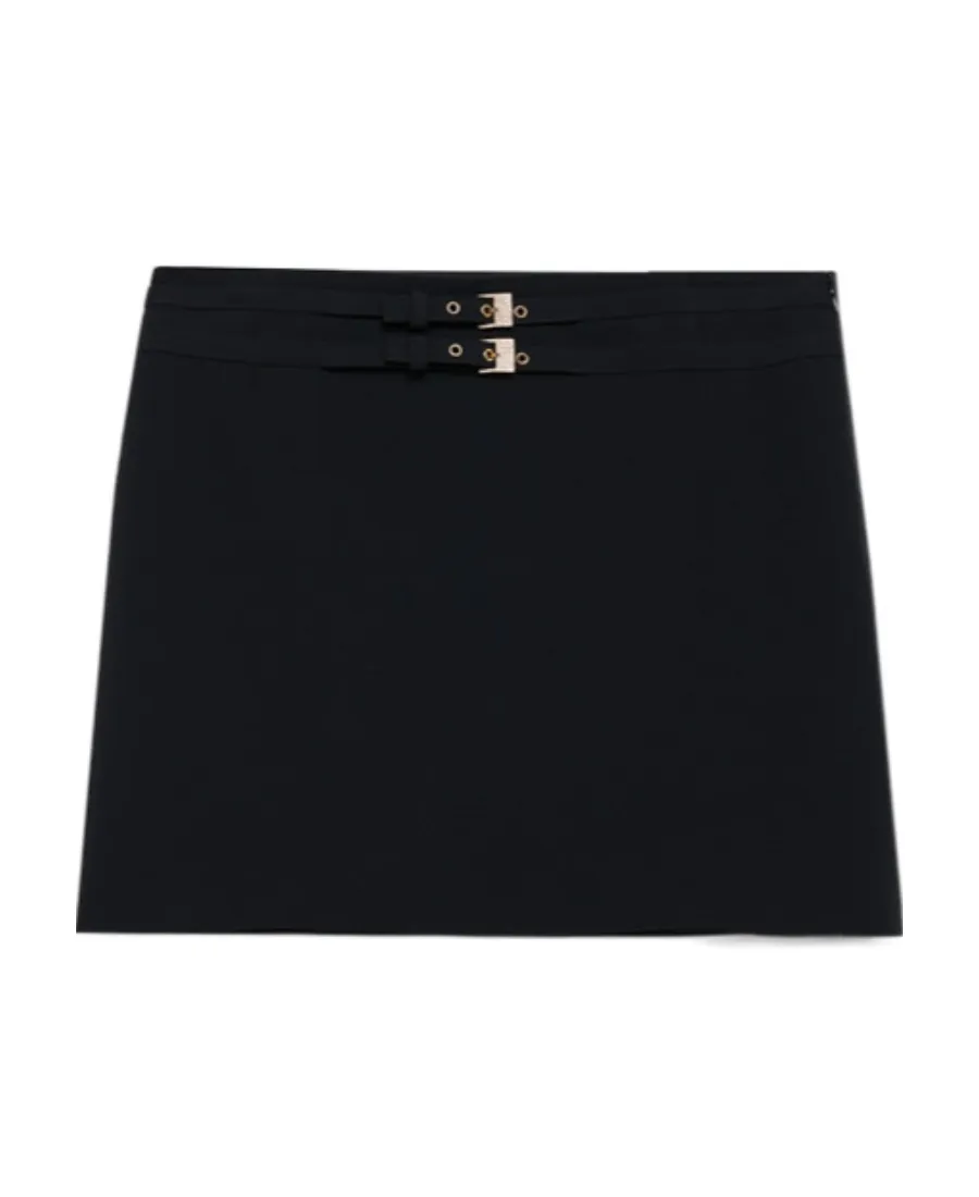 Blumarine Belt Detailed Skirt