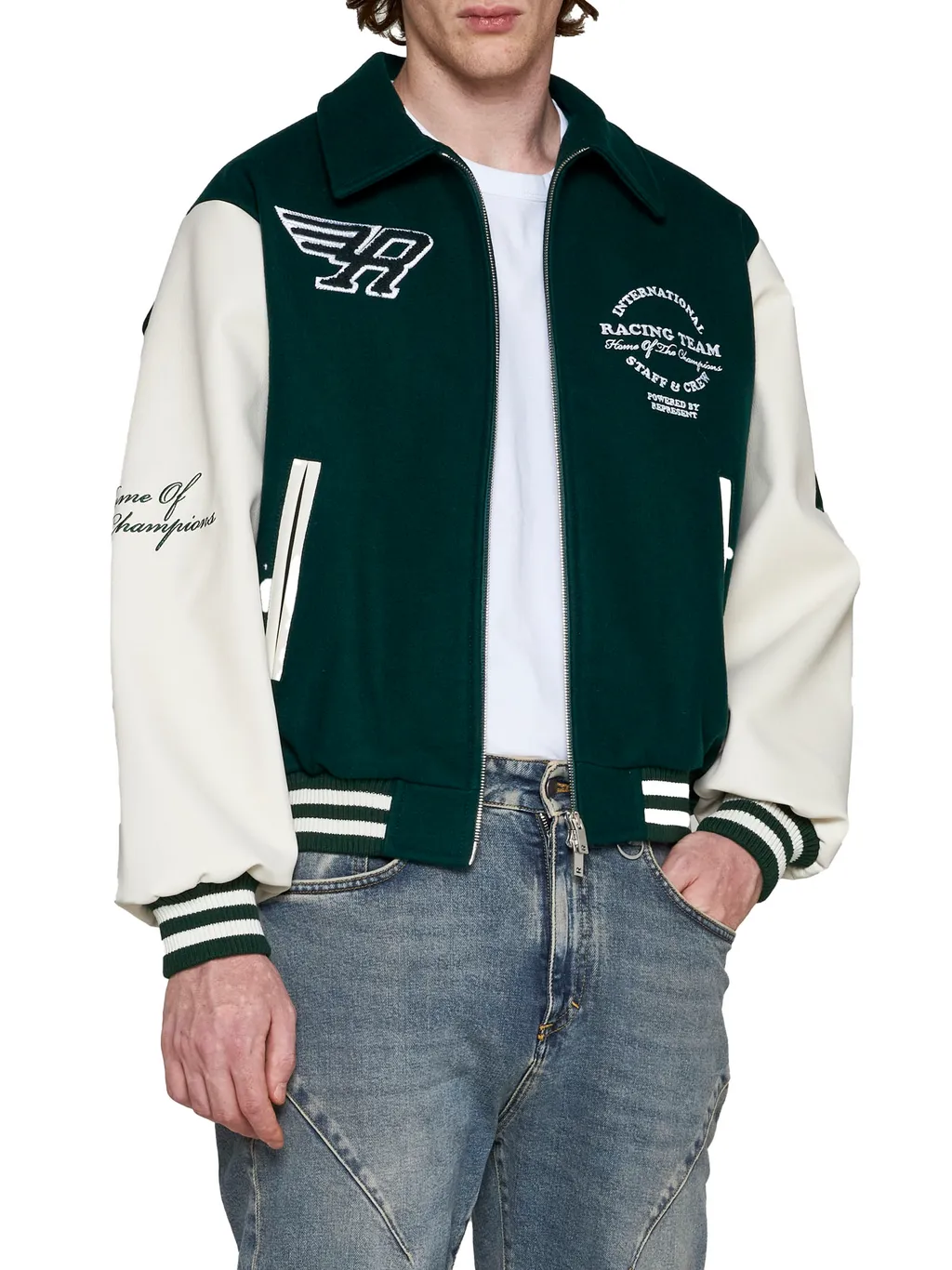 Panelled Bomber Jacket