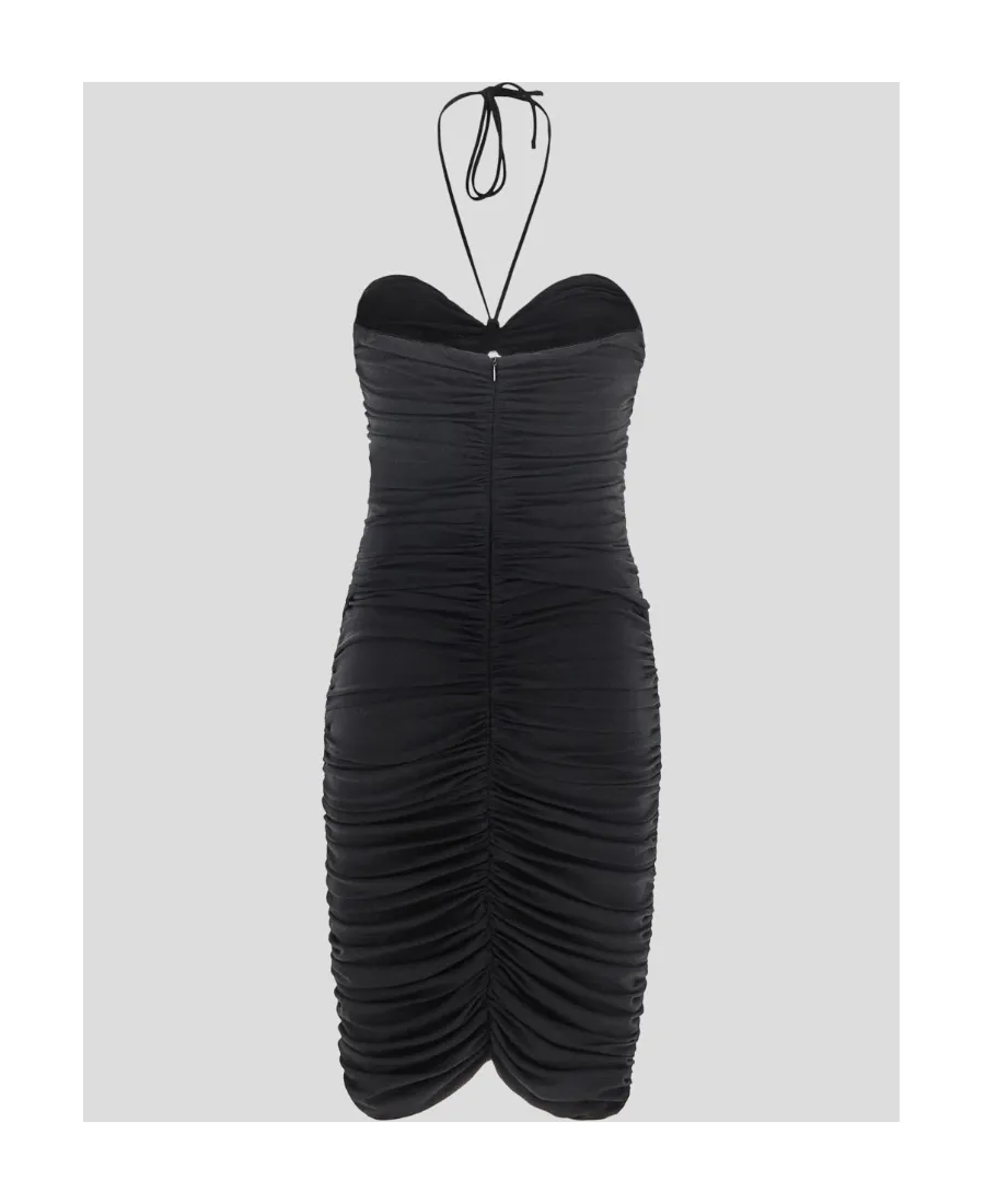 Magda Butrym Cut-Out Halterneck Mini Dress