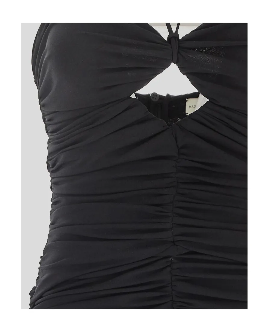 Magda Butrym Cut-Out Halterneck Mini Dress