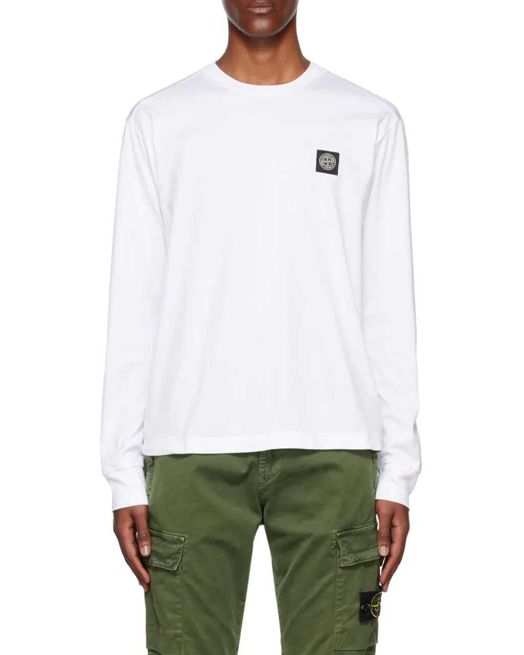 Compass-Patch Crew-Neck Sweatshirt