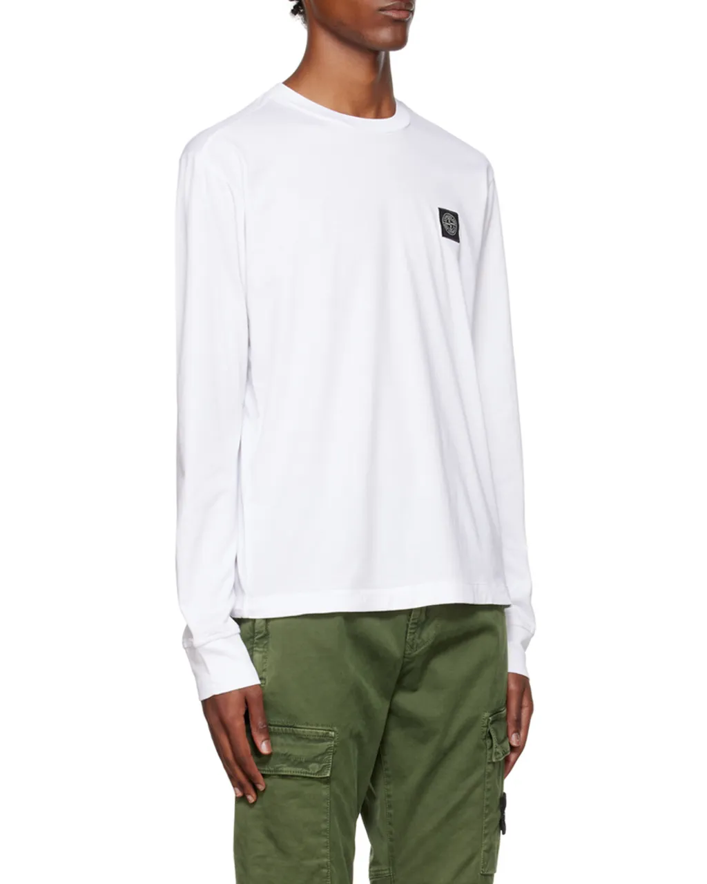 Compass-Patch Crew-Neck Sweatshirt