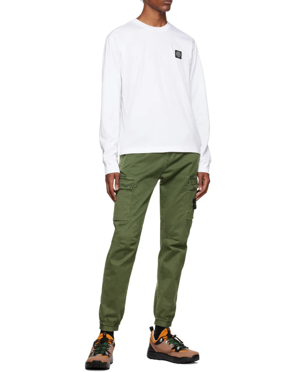 Compass-Patch Crew-Neck Sweatshirt