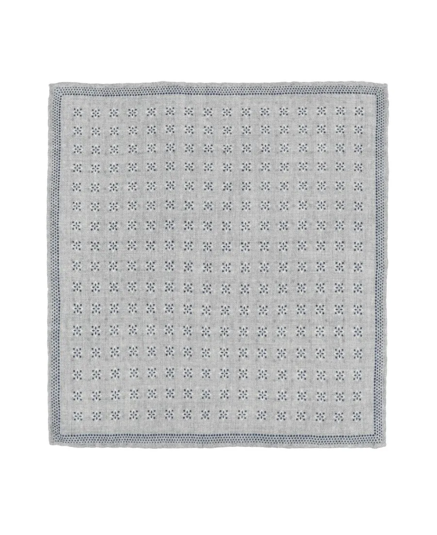 Floral-Print Pocket Square