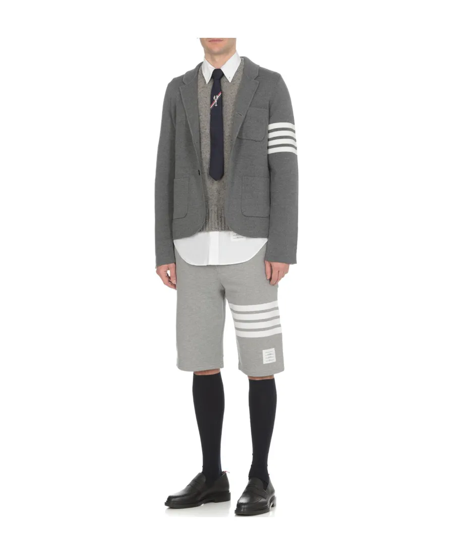 Thom Browne 4-Bar Knitted Blazer