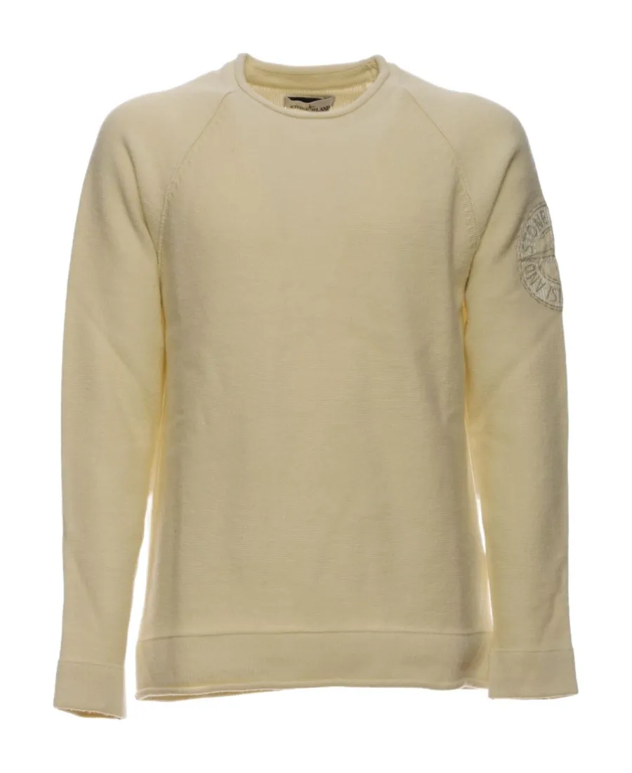Embroidered-Logo Woollen Jumper