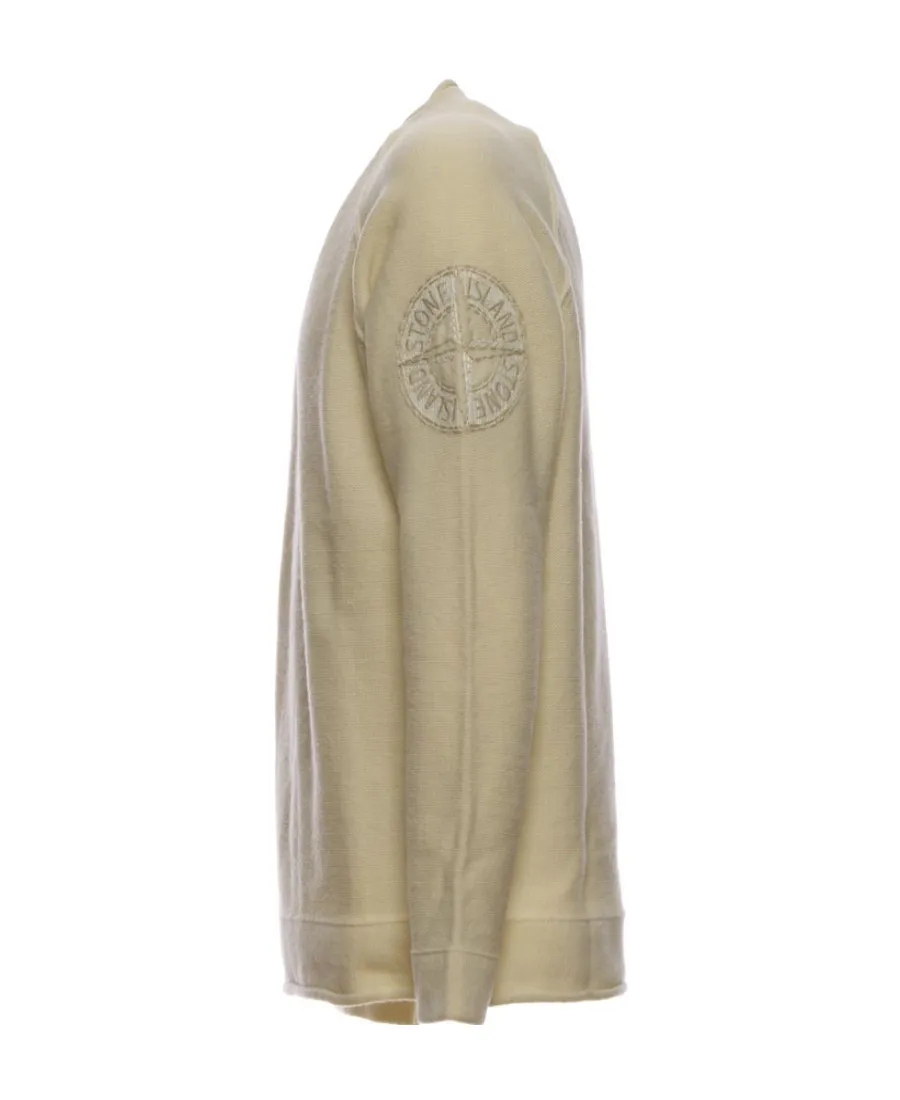 Embroidered-Logo Woollen Jumper