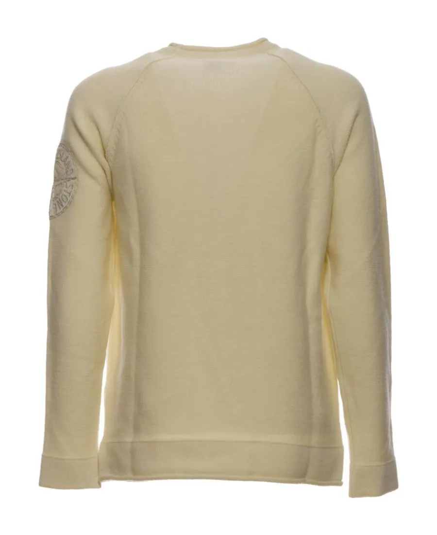 Embroidered-Logo Woollen Jumper