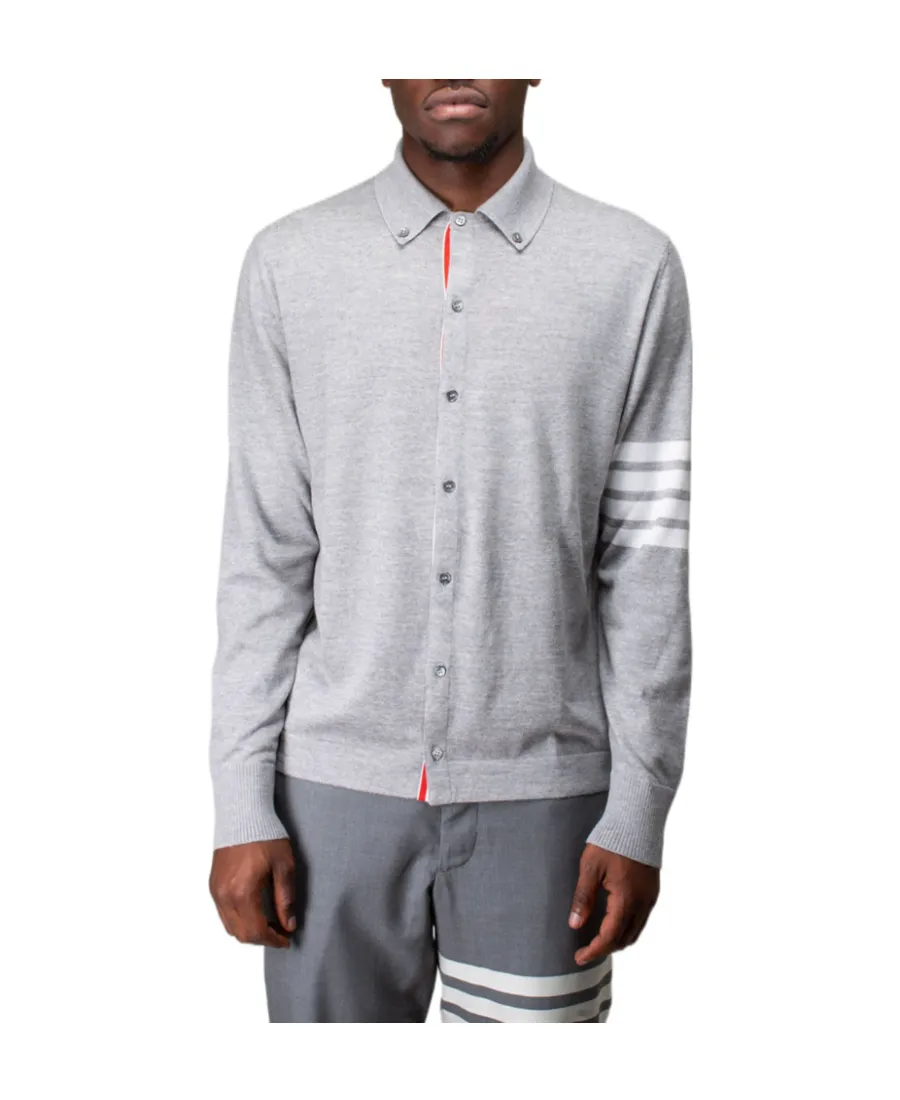 4-Bar Knitted Cardigan