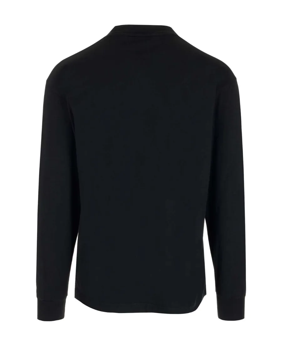 Burning Logo-Print Long-Sleeve T-Shirt